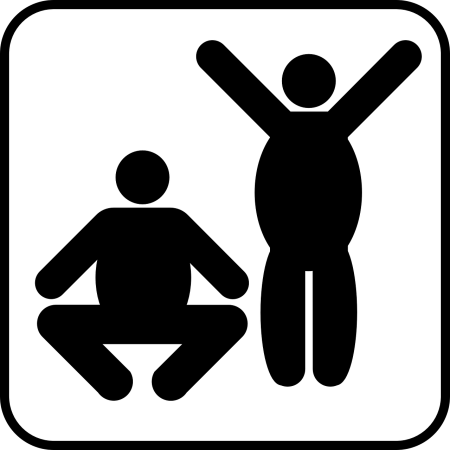 Bild: Piktogramm Gymnastik