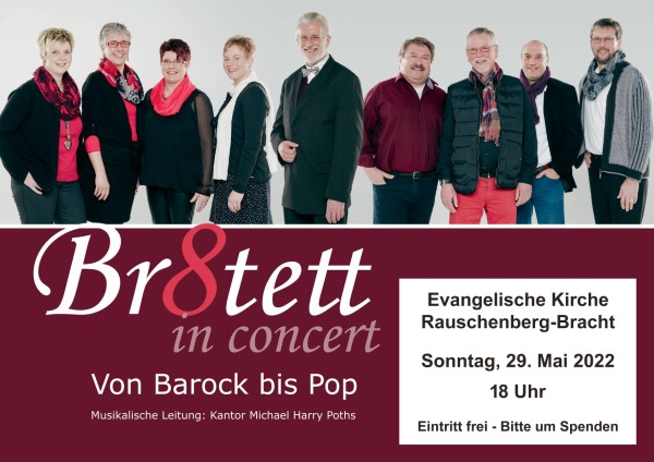 10 Jahre Br8tett: Konzert in Bracht am 29. Mai 2022