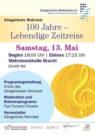 Sängerkreis Wohratal: 100 Jahre - Lebendige Zeitreise