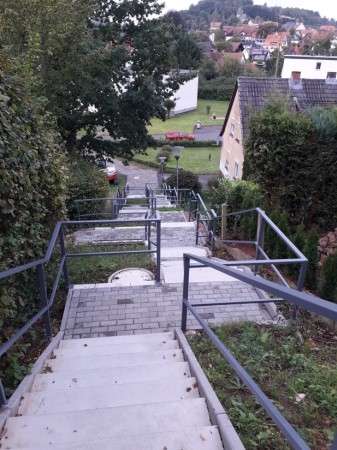 Treppensanierung Berliner Straße abgeschlossen – Treppe ab sofort wieder begehbar