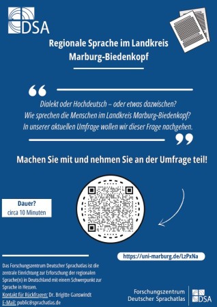 Umfrage "Regionale Sprache im Landkreis Marburg-Biedenkopf"